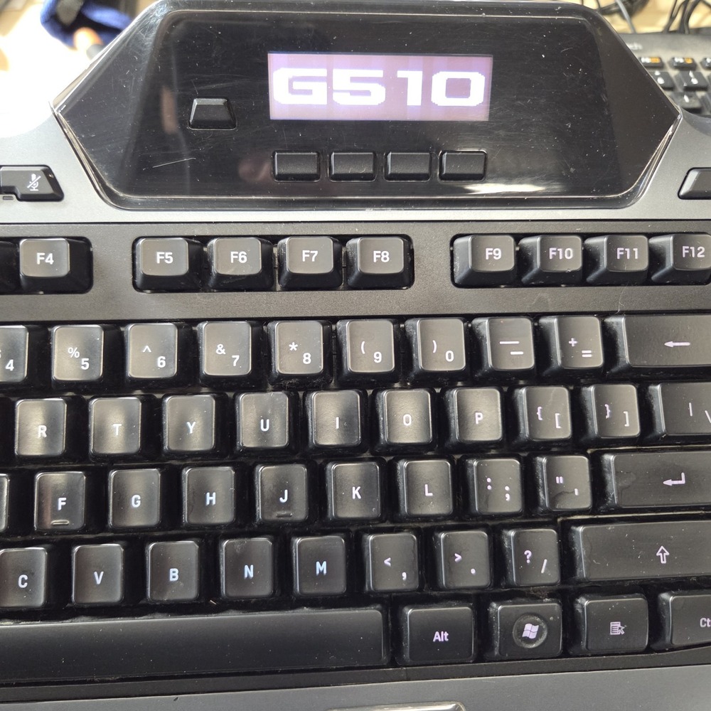 Logitech G510 Wired Gaming Keyboard LCD Display Programmable G-Keys USB Tested - Picture 12 of 12